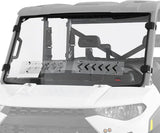 Kemimoto '14-'25 Polaris Ranger XP 1000 2-in-1 Vented Windshield