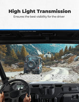 Kemimoto '14-'25 Polaris Ranger XP 1000 2-IN-1 Vented Windshield