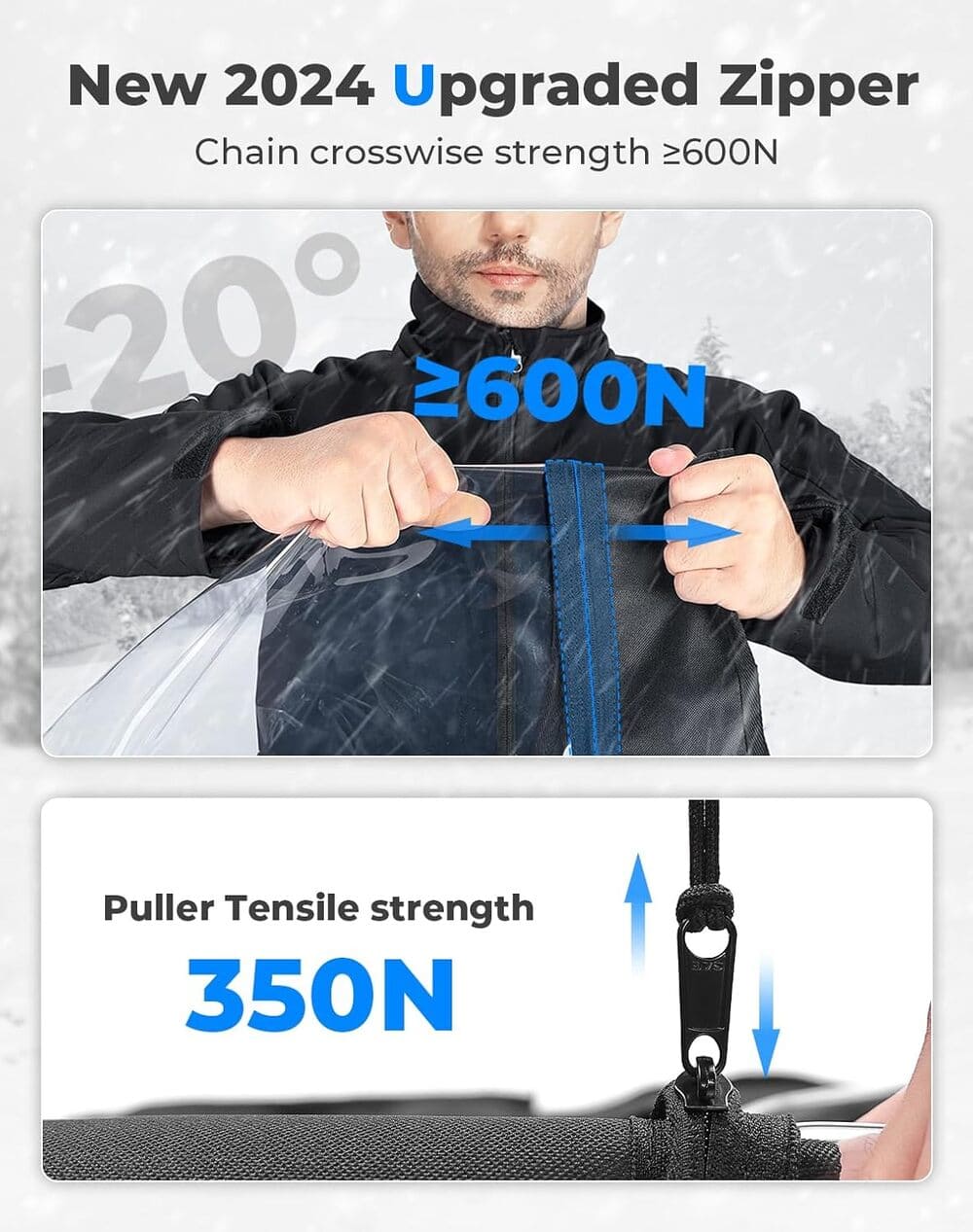 Kemimoto '14+ Polaris RZR XP 1000/ Turbo Upper Windows Soft Cab Enclosure