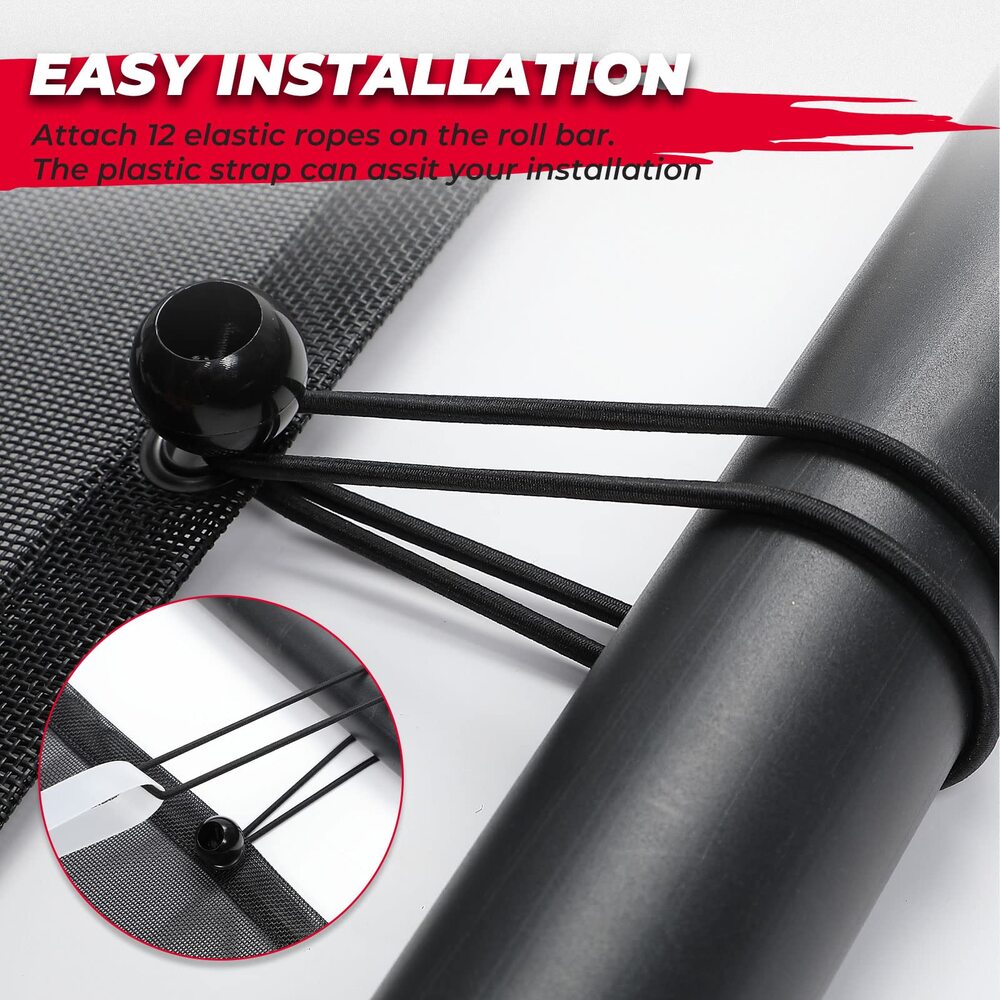 Kemimoto '15-'23 Honda Pioneer 500 Soft Rear Window Net