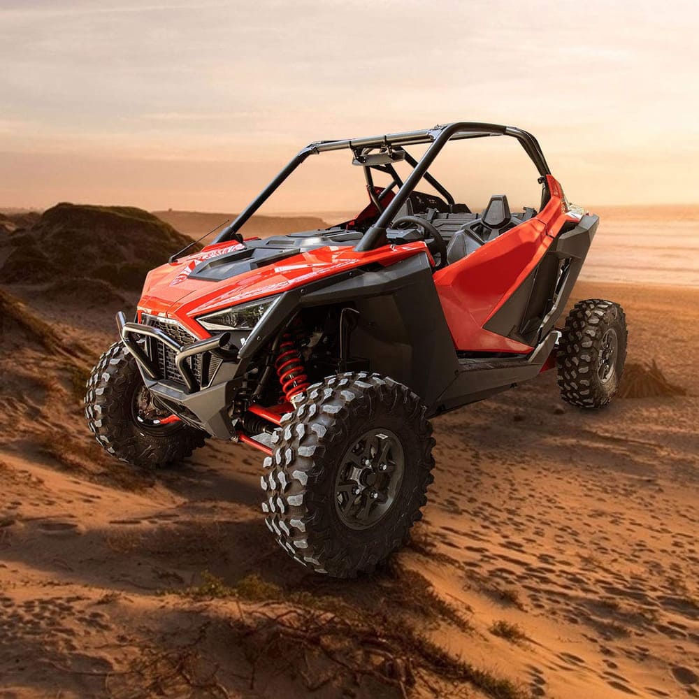 Kemimoto 15" UTV Race Convex Center Rearview Mirror w/ 3/4 1.75" or 2" Clamps