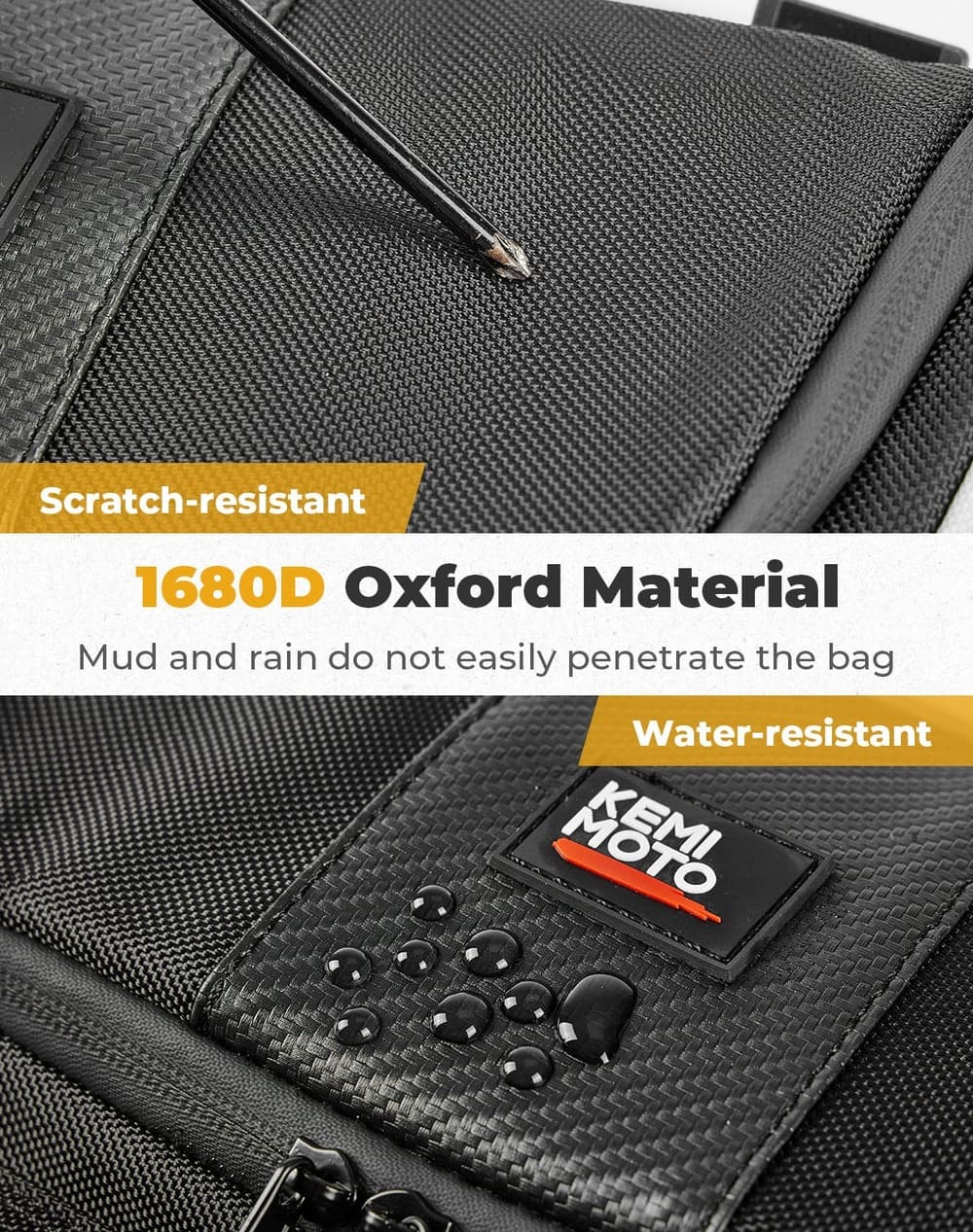 Kemimoto '16-'22 CFMoto ZForce 500 1680D Fabric Storage Bag