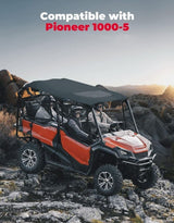 Kemimoto '16-'23 Honda Pioneer 1000-5 Upgraded Soft Roof