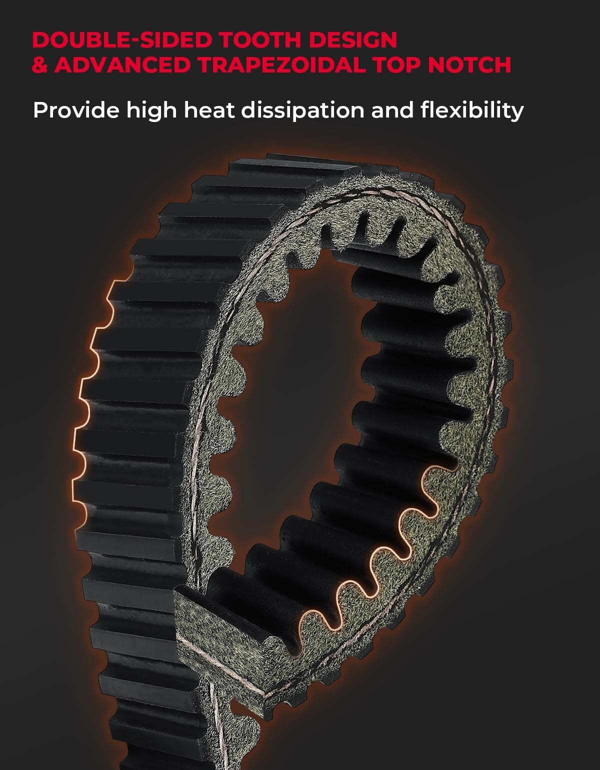 Kemimoto '16-'23 Kawasaki Teryx 800 CVT Drive Belt