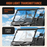 Kemimoto '16-'24 Can-Am Defender Rear & Front Full Windshield