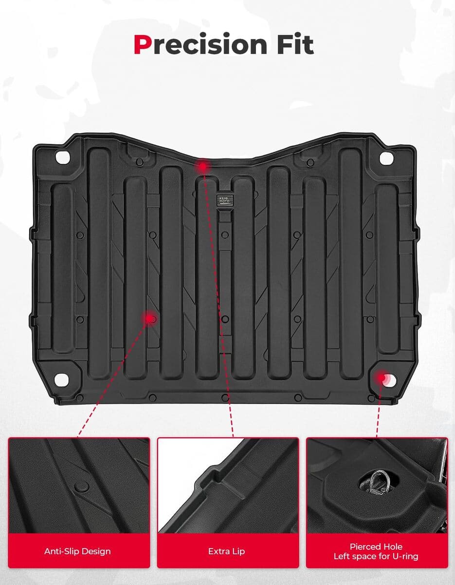Kemimoto '16-'24 Honda Pioneer 1000 / 1000-6 UTV Bed Liner Mat