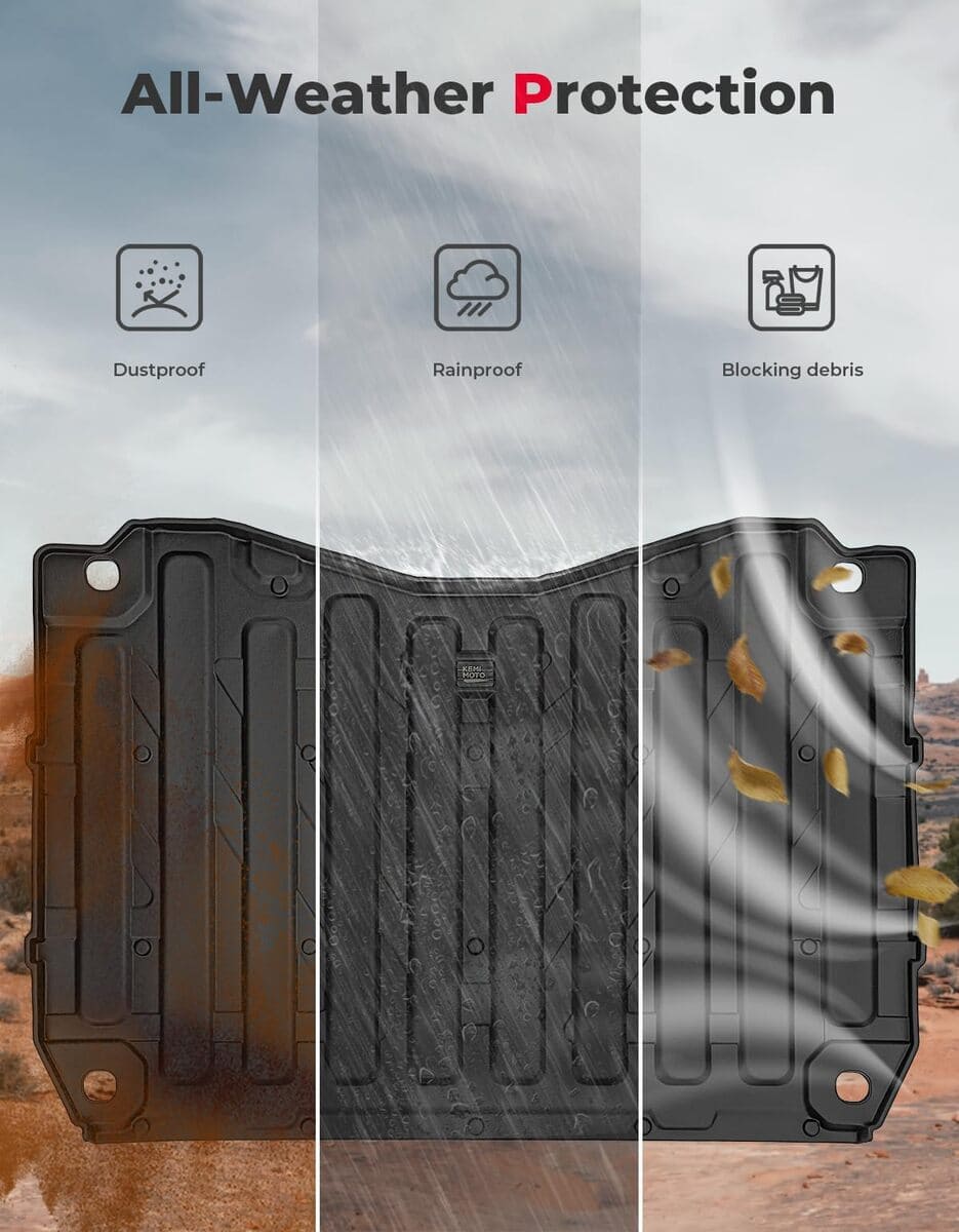 Kemimoto '16-'24 Honda Pioneer 1000 / 1000-6 UTV Bed Liner Mat