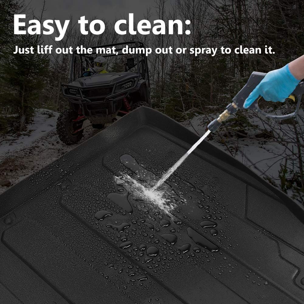 Kemimoto '16-'24 Honda Pioneer 1000-5 Rubber Bed Mat Liner