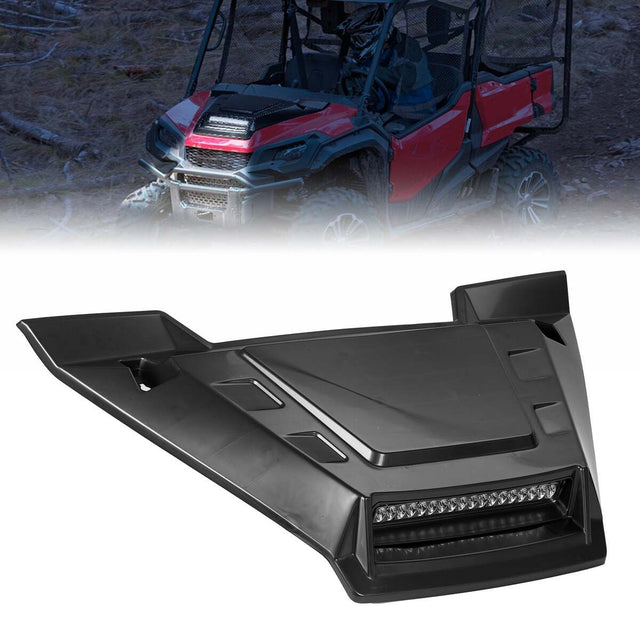 Kemimoto '16-'24 Honda Pioneer 1000 Sport Hood Scoop w/LED Light