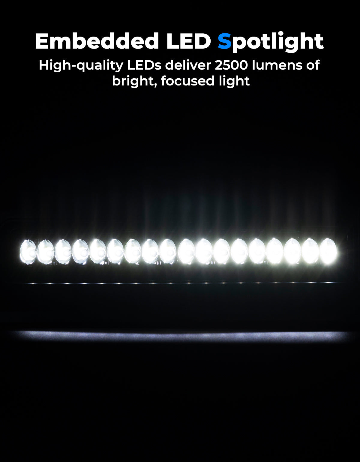 Kemimoto '16-'24 Honda Pioneer 1000 Sport Hood Scoop w/LED Light