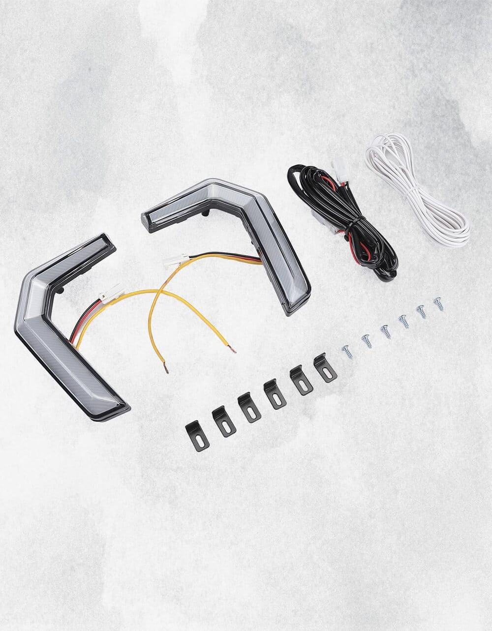 Kemimoto '16-'24 Polaris General 1000 2x Front Fang Accent Light Turn Signal