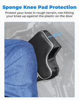 Kemimoto '16-'24 Polaris General 1000/4 1000 Front Lower Door Bags w/ Knee - 2PCS