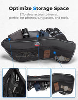 Kemimoto '16-'24 Polaris General 1000/4 1000 Front Upper Door Bags - 2PCS