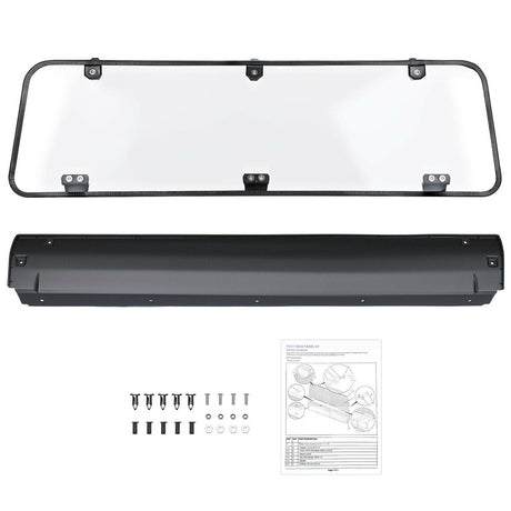 Kemimoto '16-'24 Polaris General 1000/4 Rear Windshield Clear