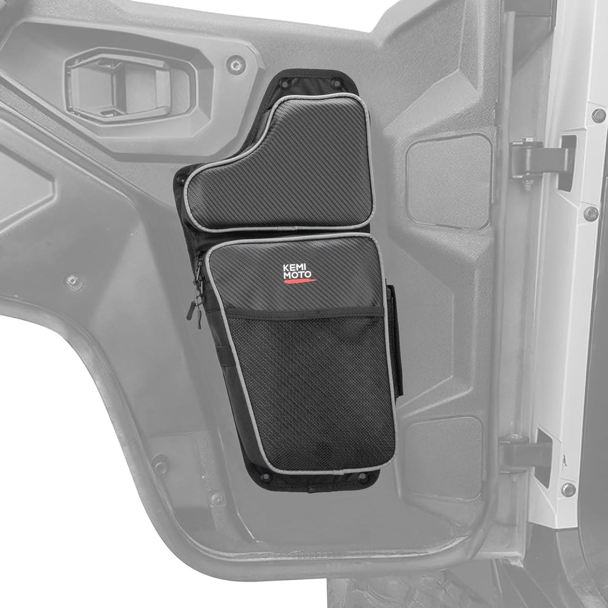 Kemimoto '16-'24 Polaris General 1000 Front Lower Door Bags with Knee 2PCS