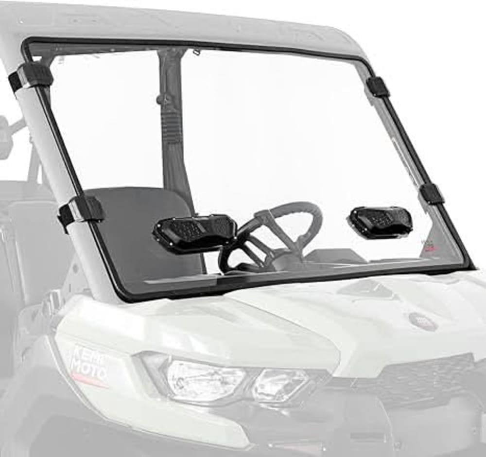 Kemimoto '16-'25 Can-Am Defender HD5 Vented Front Windshield
