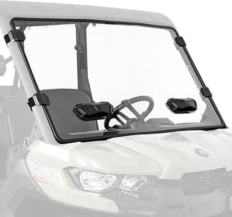 Kemimoto '16-'25 Can-Am Defender HD5 Vented Front Windshield