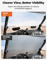 Kemimoto '16-'25 Can-Am Defender HD5 Vented Front Windshield