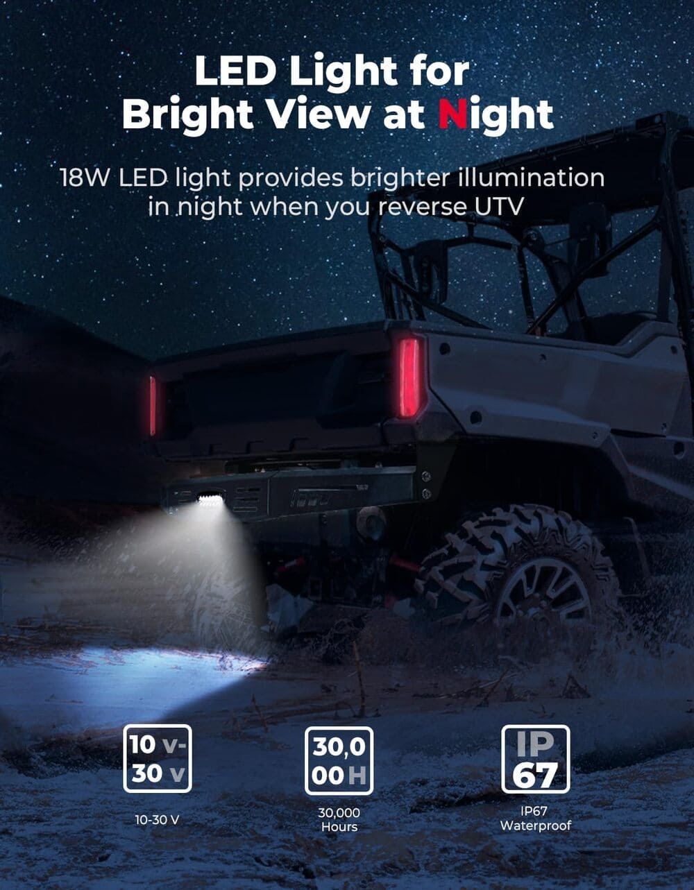 Kemimoto '16-'25 Honda Pioneer 1000/1000-6 Rear Bumper