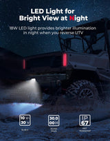 Kemimoto '16-'25 Honda Pioneer 1000/1000-6 Rear Bumper