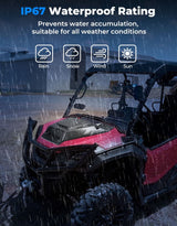 Kemimoto '16-'25 Honda Pioneer 1000 Sport Hood Scoop with Mesh