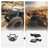 Kemimoto '17-'23 Can-Am Maverick X3 Front Bumpers & Side Mirrors