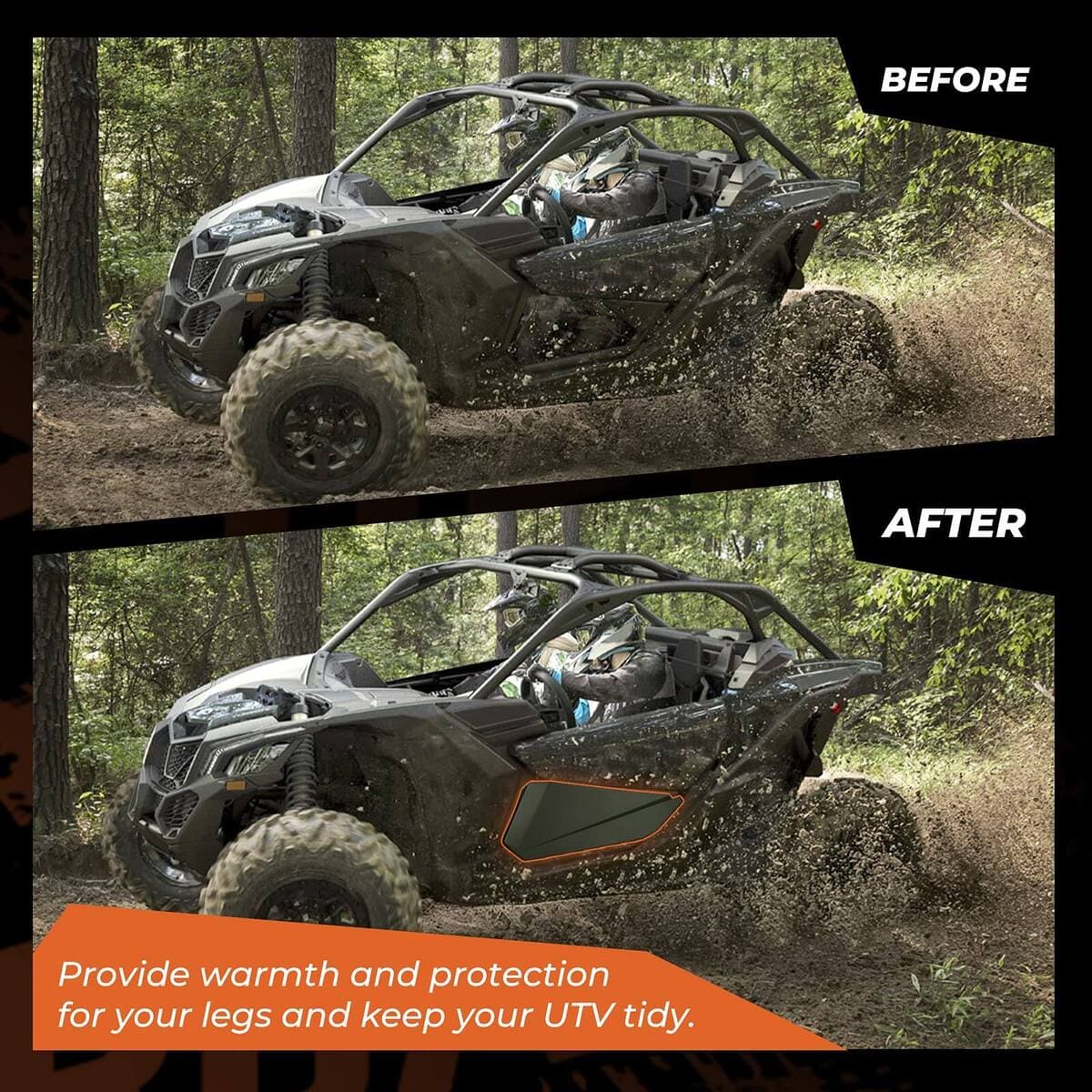 Kemimoto Can-Am Maverick X3 Soft Cab Enclosures & Lower Doors