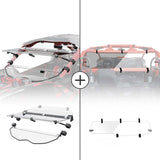 Kemimoto '17-'23 Can-Am Maverick X3/ X3 Max Flip & Rear Windshields