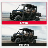 Kemimoto '17-'23 Polaris Ranger 1000 /XP 1000 2-In-1 Flip Up Windshield