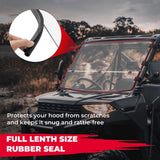 Kemimoto '17-'23 Polaris Ranger 1000 /XP 1000 2-In-1 Flip Up Windshield