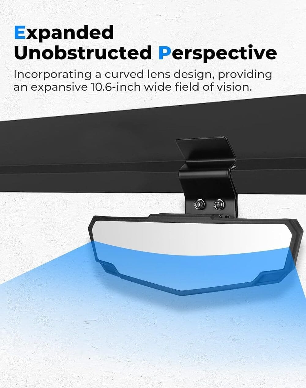 Kemimoto '17-'23 Polaris Ranger XP 1000/Crew UTV Rear View Mirror