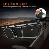 Kemimoto '17-'24 Can-Am Maverick X3 Front Door Bags & Center Storage Bag