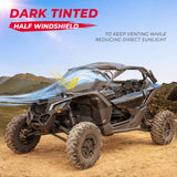 Kemimoto '17-'24 Can-Am Maverick X3 Front Half Windshield