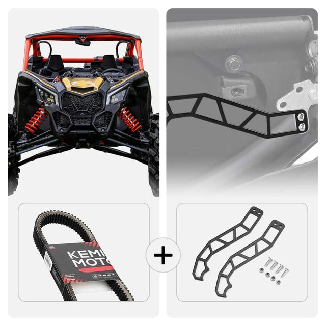 Kemimoto '17-'24 Can-Am Maverick X3 Heavy Duty Belts & Door Handle