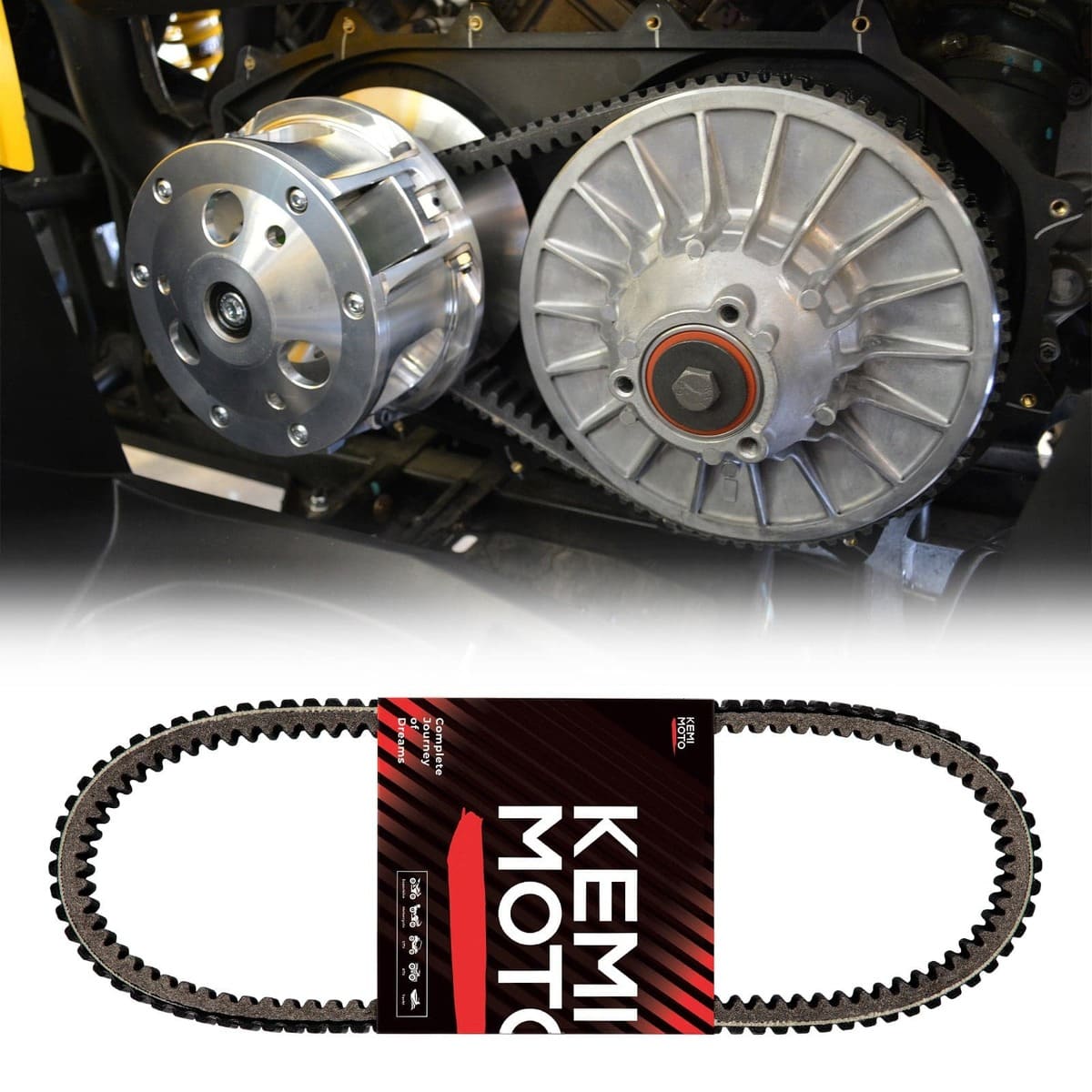 Kemimoto '17-'24 Can-Am Maverick X3 Heavy Duty Belts & Door Handle