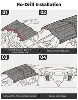 Kemimoto '17-'24 Can-Am Maverick X3 Max 4 Seat Sport Hard Roof