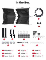 Kemimoto '17-'24 Can-Am Maverick X3 Max 4 Seat Sport Hard Roof