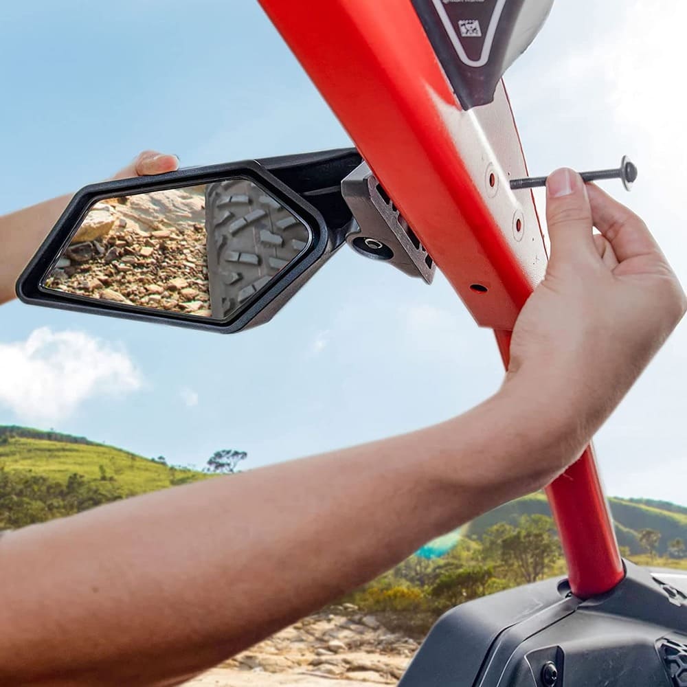 Kemimoto '17-'24 Can-Am Maverick X3 Fender Flares/ Side Mirrors & Door Bags