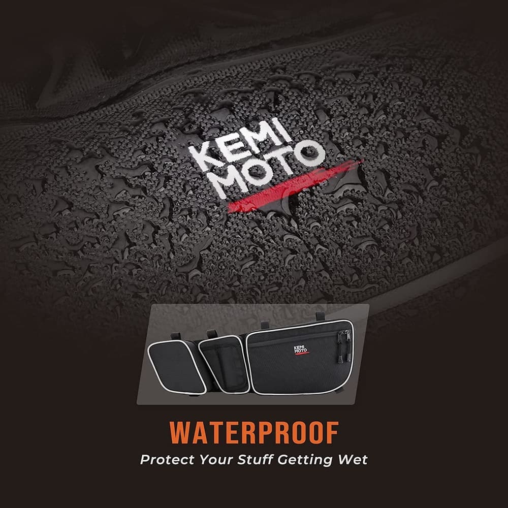 Kemimoto '17-'24 Can-Am Maverick X3 Fender Flares/ Side Mirrors & Door Bags