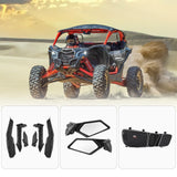 Kemimoto '17-'24 Can-Am Maverick X3 Fender Flares/ Side Mirrors & Door Bags