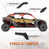 Kemimoto '17-'24 Can-Am Maverick X3 Fender Flares/ Side Mirrors & Door Bags