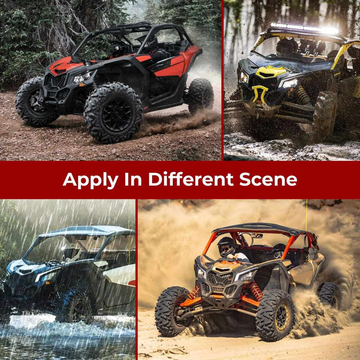 Kemimoto '17-'24 Can-Am Maverick X3 /Max Rear Windshield