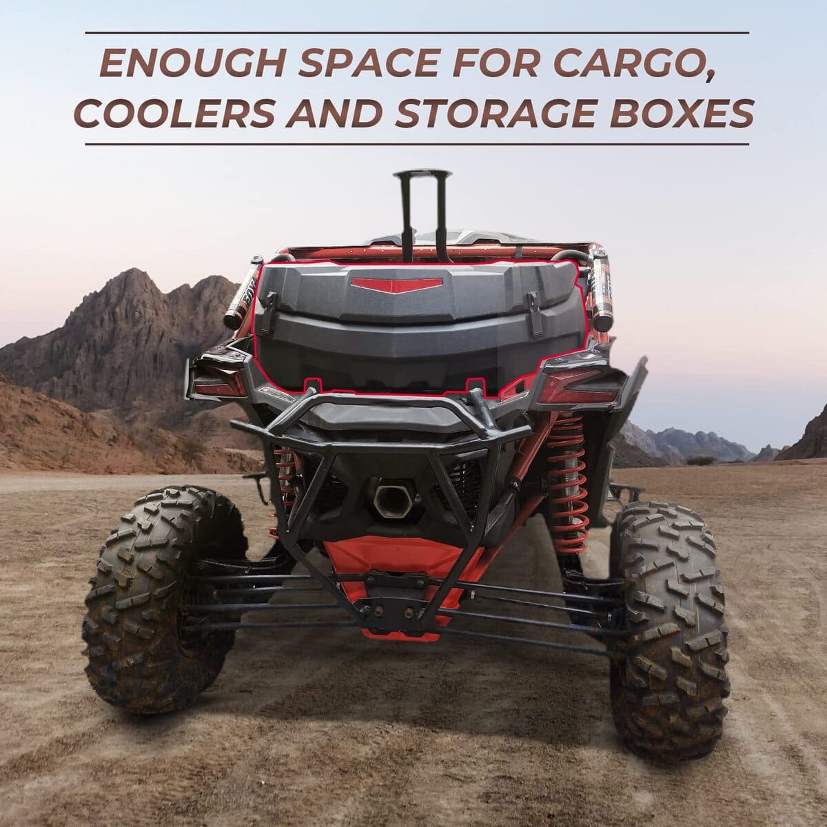 Kemimoto '17-'24 Can-Am Maverick X3 /Max Spare Tire Mount