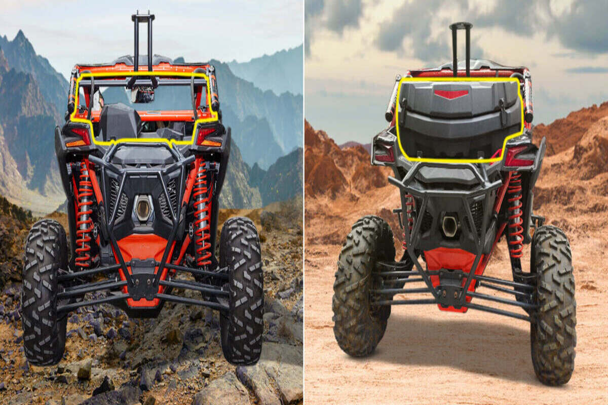 Kemimoto '17-'24 Can-Am Maverick X3 /Max Spare Tire Mount