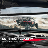 Kemimoto '17-'24 Can-Am Maverick X3 Upgraded Scratch Resistant Flip Windshield