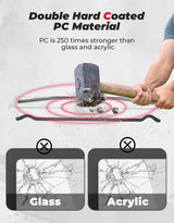 Kemimoto '17-'24 Can-Am Maverick X3/ X3 Max Upgraded Sealing Rear Windshield