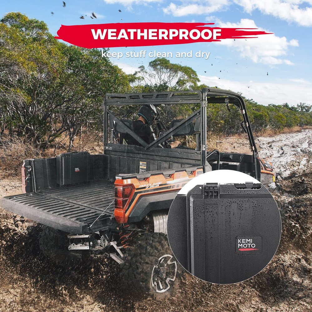 Kemimoto '17-'24 Polaris Ranger XP 1000 UTV Tool Box