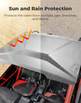Kemimoto '17-'25 Can Am Maverick X3 Aluminum Silver Roof