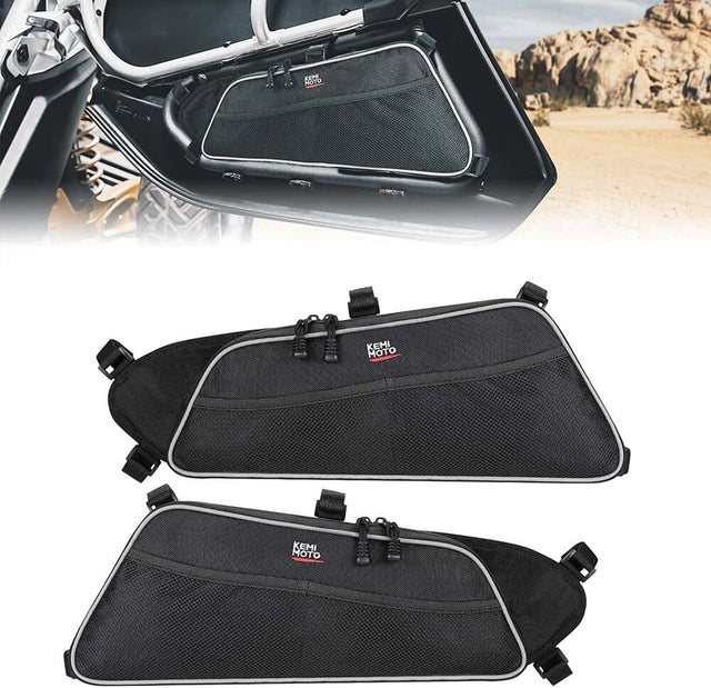 Kemimoto '17-'25 Can-Am Maverick X3 Lower Door Storage Bags - 2 Set