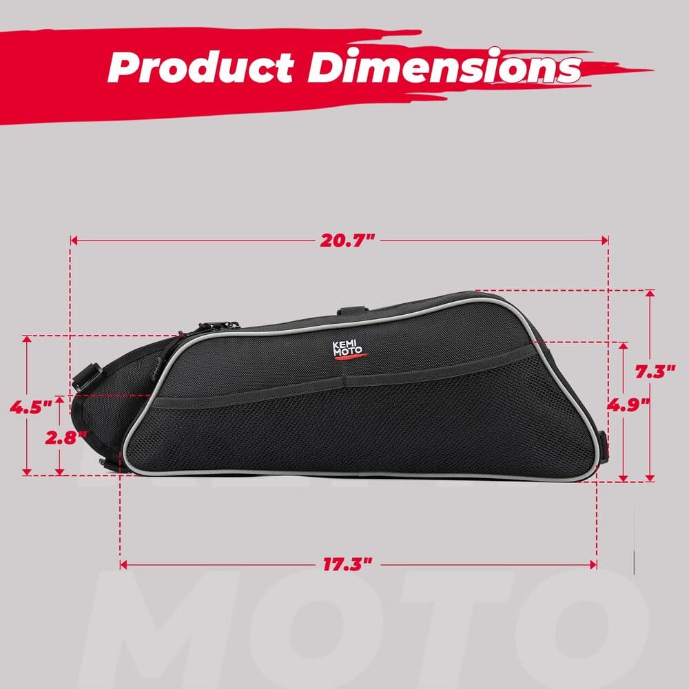 Kemimoto '17-'25 Can-Am Maverick X3 Lower Door Storage Bags - 2 Set